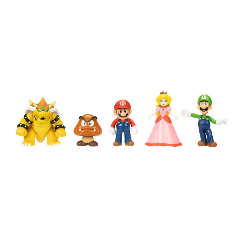 Nintendo Super Mario Deluxe Spielset - Bowser Schiff - inkl. 5 Figuren