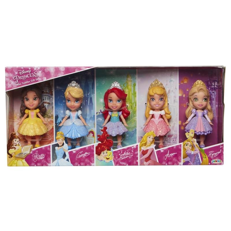 Disney Minipuppen Prinzessinnen 5er Set, 7,5 cm