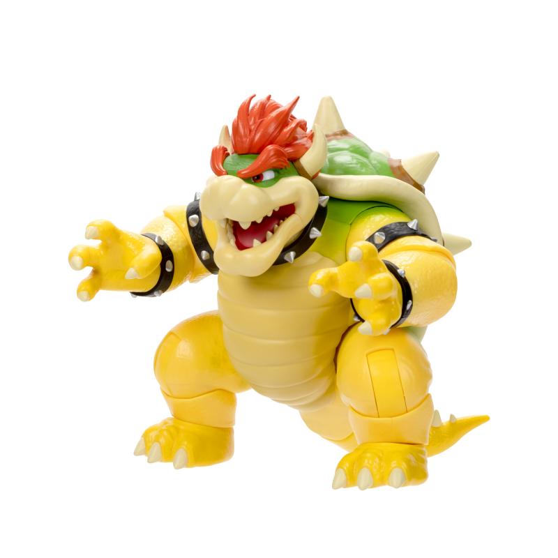 Nintendo Super Mario Movie Fire Breathing Bowser, 18 cm