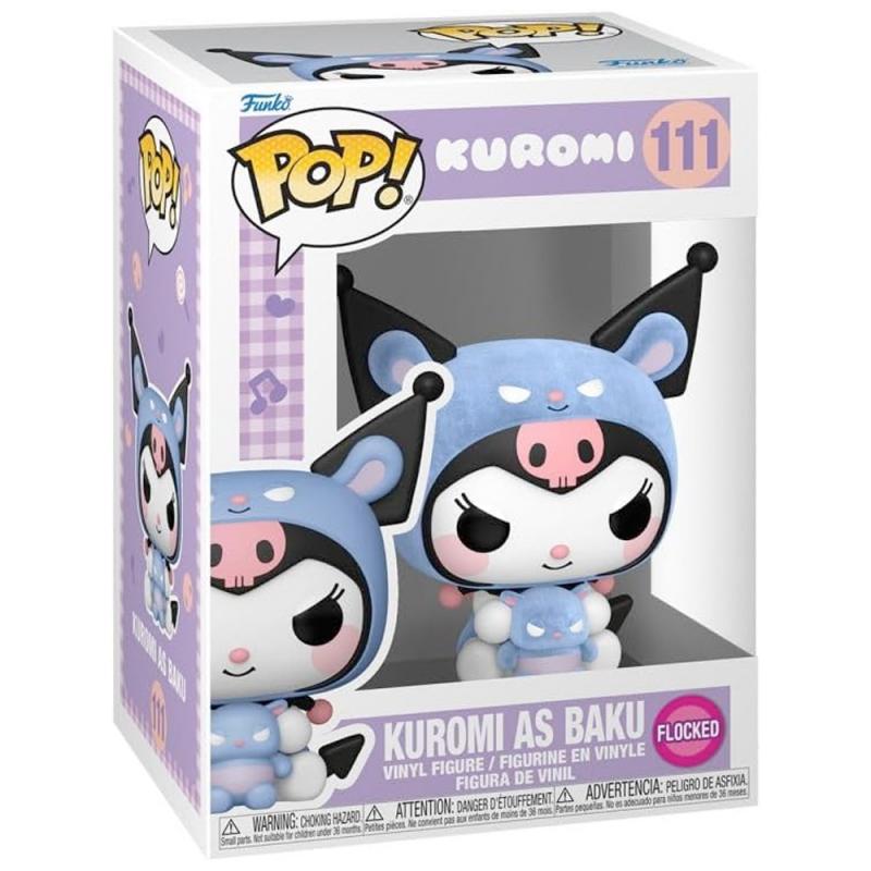 Funko POP! Kuromi – Hello Kitty / Sanrio (HK S8, Flocked, 10 cm)