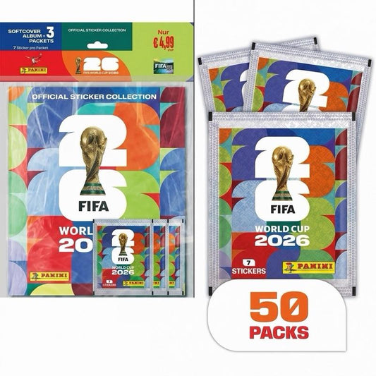 Panini Fifa World Cup 2026 Sticker Starter Pack 1 + 50 Packs