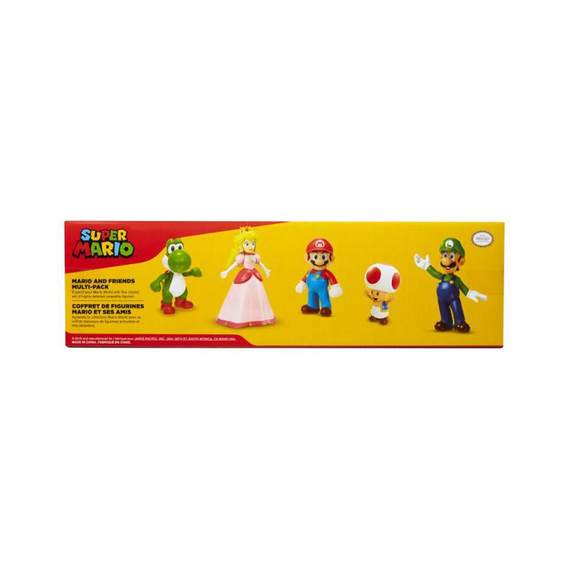 Nintendo Super Mario Figuren 5er Set Mario & Friends, 6,5 cm