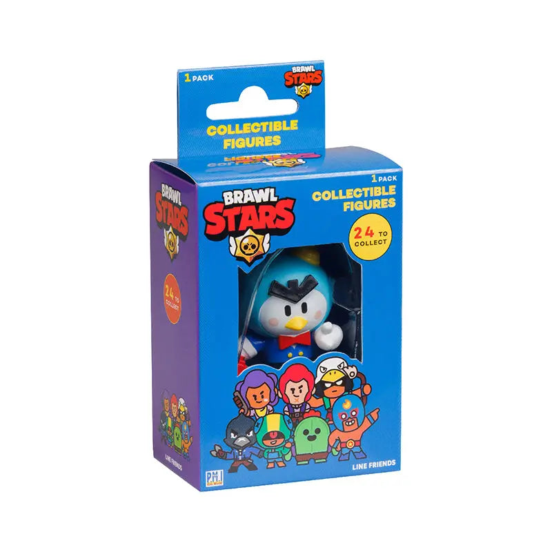 Brawl Stars Actionfiguren in Windowbox, 4,5 cm goobee