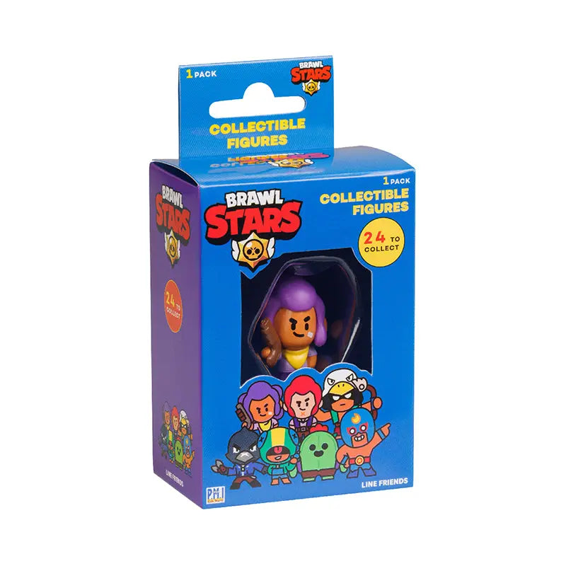 Brawl Stars Actionfiguren in Windowbox, 4,5 cm goobee
