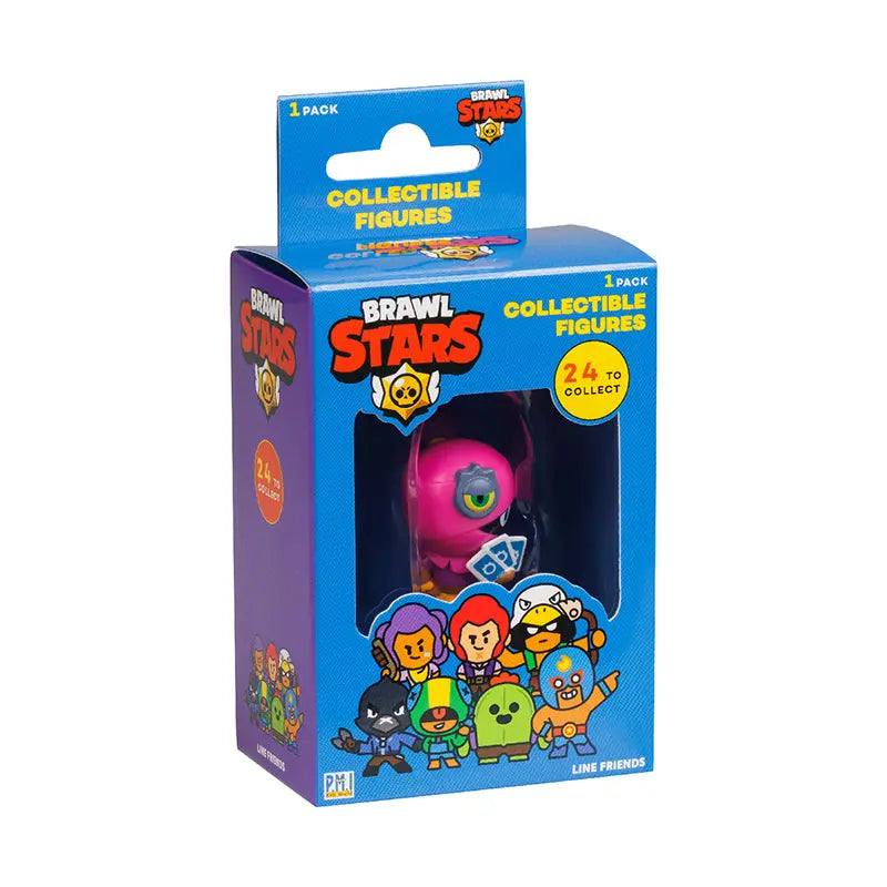 Brawl Stars Actionfiguren in Windowbox, 4,5 cm goobee