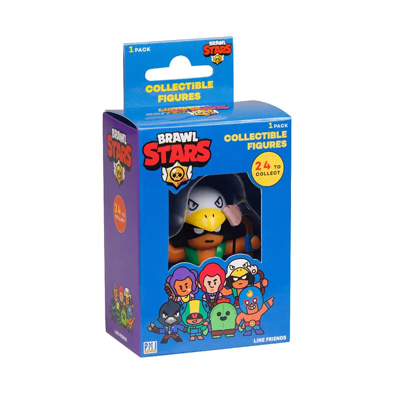 Brawl Stars Actionfiguren in Windowbox, 4,5 cm goobee