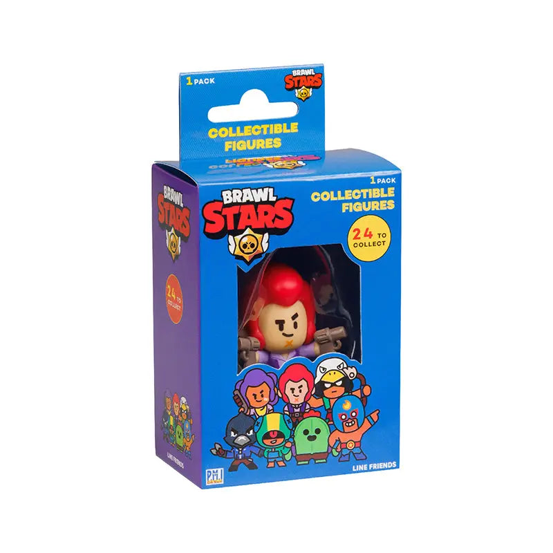 Brawl Stars Actionfiguren in Windowbox, 4,5 cm goobee