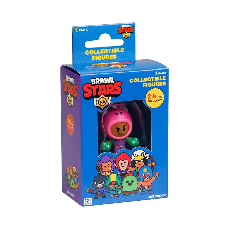 Brawl Stars Actionfiguren in Windowbox, 4,5 cm goobee