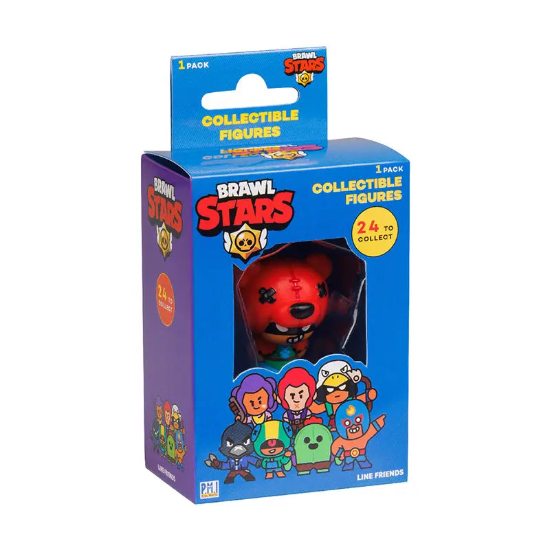 Brawl Stars Actionfiguren in Windowbox, 4,5 cm goobee