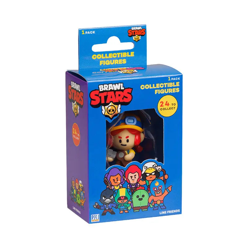 Brawl Stars Actionfiguren in Windowbox, 4,5 cm goobee