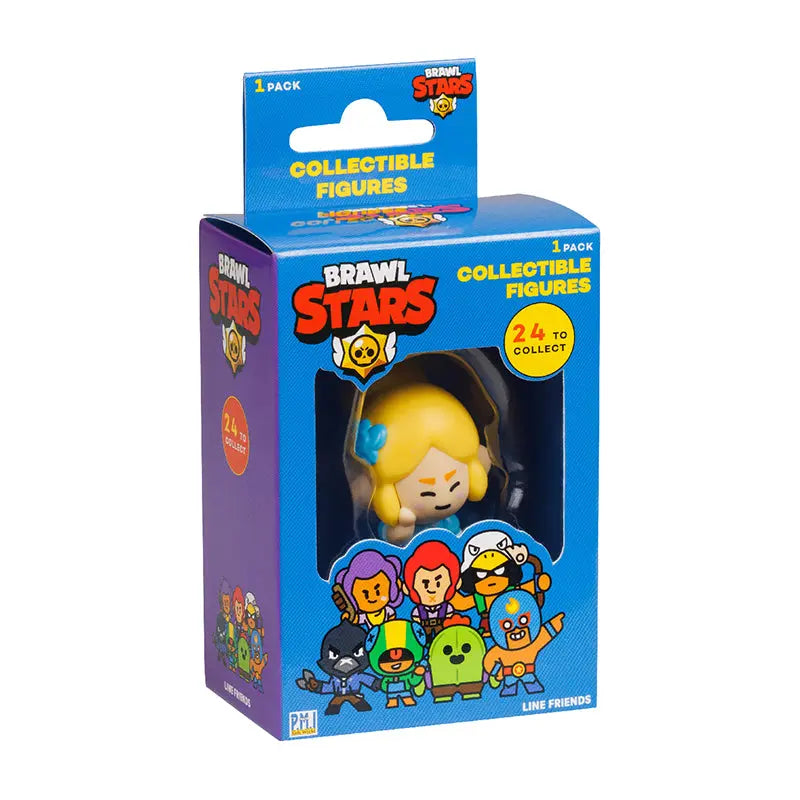 Brawl Stars Actionfiguren in Windowbox, 4,5 cm goobee
