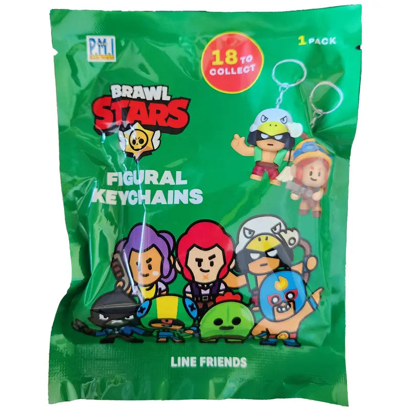 Brawl Stars Schlüsselanhänger im Blind Pack, 4 cm goobee