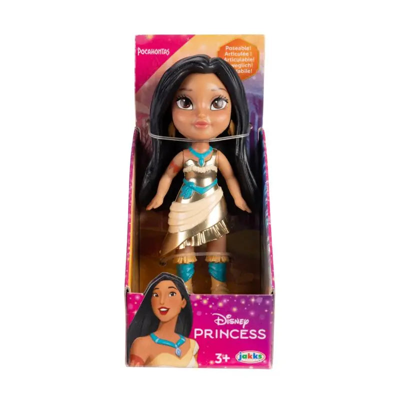 Disney Minipuppen Prinzessinnen Metallic, 7,5 cm goobee