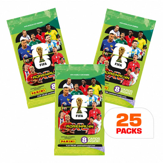 Panini Fifa World Cup 2026 TC Adrenalyn XL Flow Pack 25x Packs