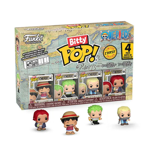 Funko Bitty POP! One Piece 4er Pack, 3 cm goobee
