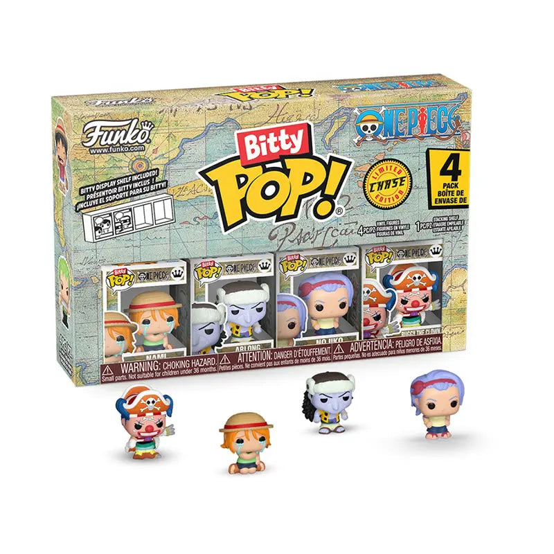 Funko Bitty POP! One Piece 4er Pack, 3 cm goobee