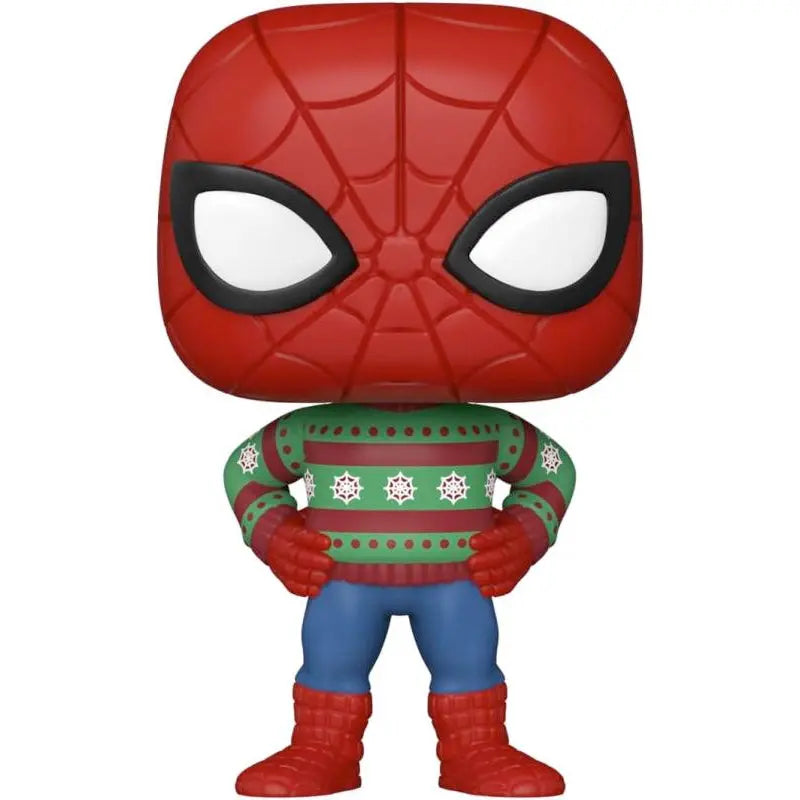 Funko POP! Marvel Holiday Spiderman (Sweater), 10 cm goobee