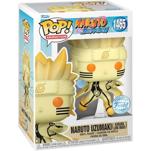 Funko POP! Naruto Uzumaki (Kurama Link Mode), 10 cm goobee
