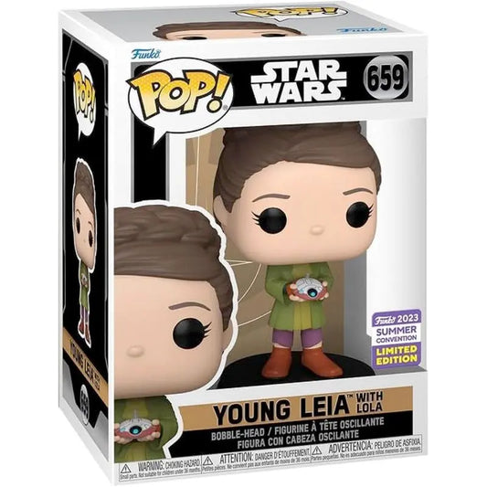 Funko POP! Star Wars Obi-Wan Kenobi Leia w/ Lola, 10 cm goobee