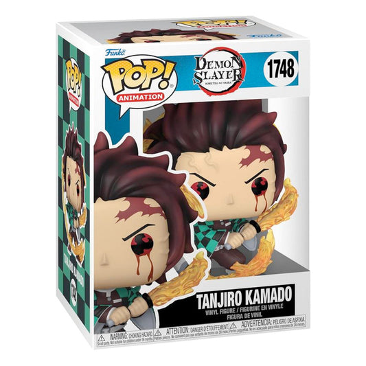 Funko POP! Demon Slayer DS- Tanjiro(Sun Breathing), 10 cm goobee