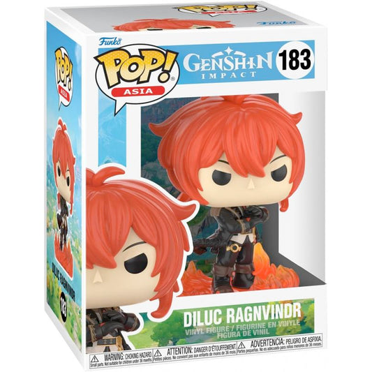 Funko POP! Genshin Impact S2 Diluc Ragnvindr, 10 cm