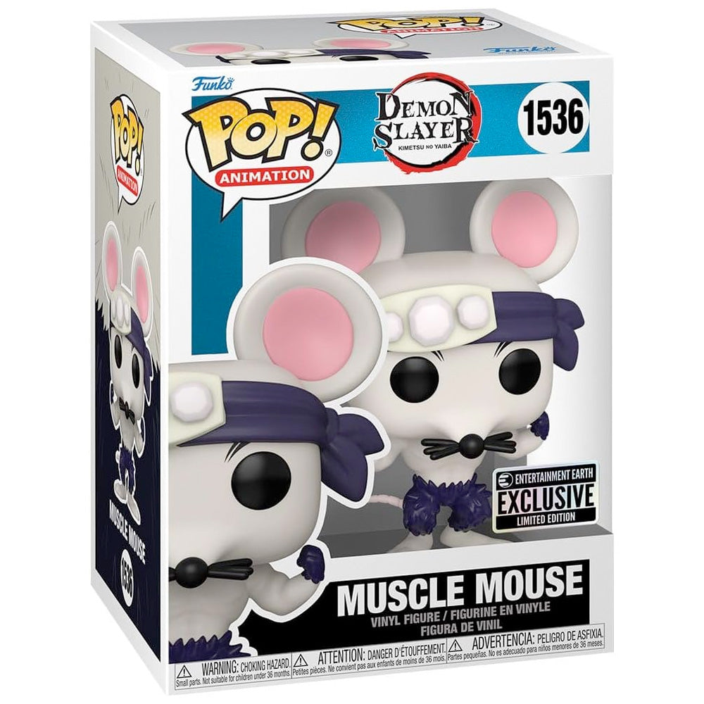 Funko POP! Demon Slayer Muscle Mouse Flocked, 10 cm goobee