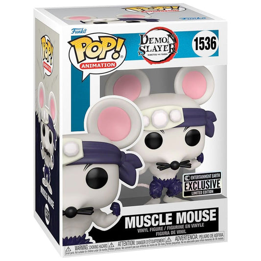 Funko POP! Demon Slayer Muscle Mouse Flocked, 10 cm goobee