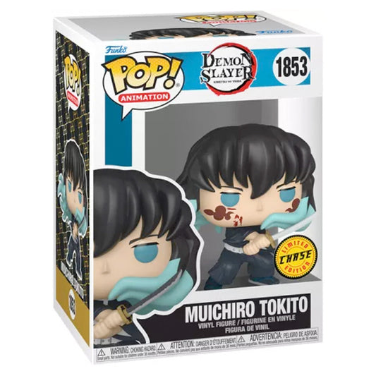 Funko POP! Demon Slayer Muichiro (Attack) w/chase, 10 cm goobee
