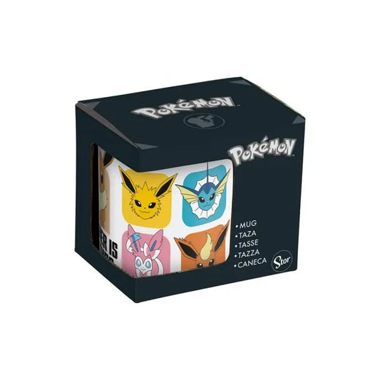 Pokemon Evoli ,,WAS IST DEIN TYP?`` Tasse, 325 ml goobee