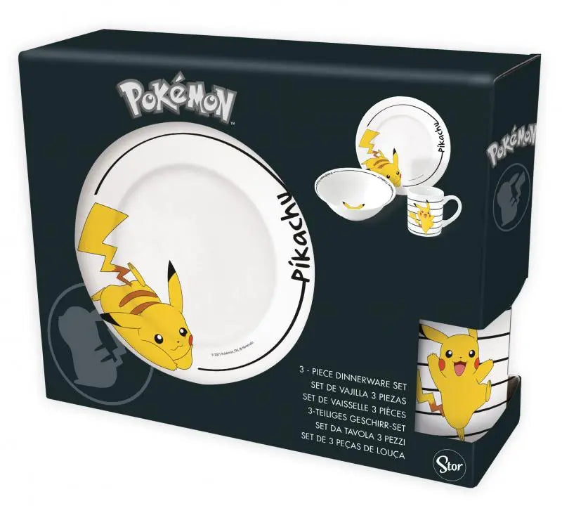 Pokemon Frühstücksset (Schale, Tasse, Teller) goobee