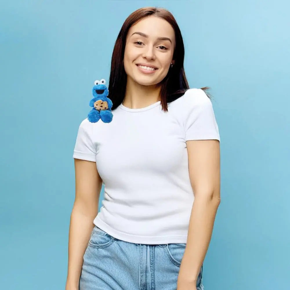 Shoulder Buddy Krümelmonster w/Cookie, 15 cm goobee