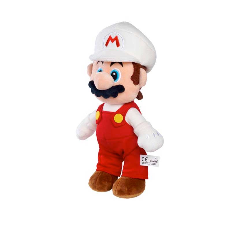 Nintendo Super Mario Plüsch Fire Mario, 30 cm