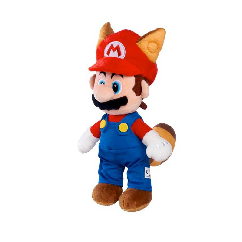 Nintendo Super Mario Plüsch Waschbär, 30 cm