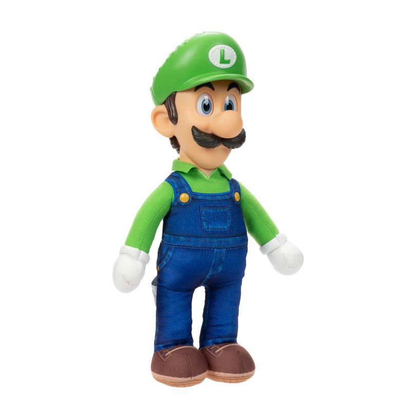 Nintendo Super Mario Movie Roto Plüsch Luigi, 35 cm