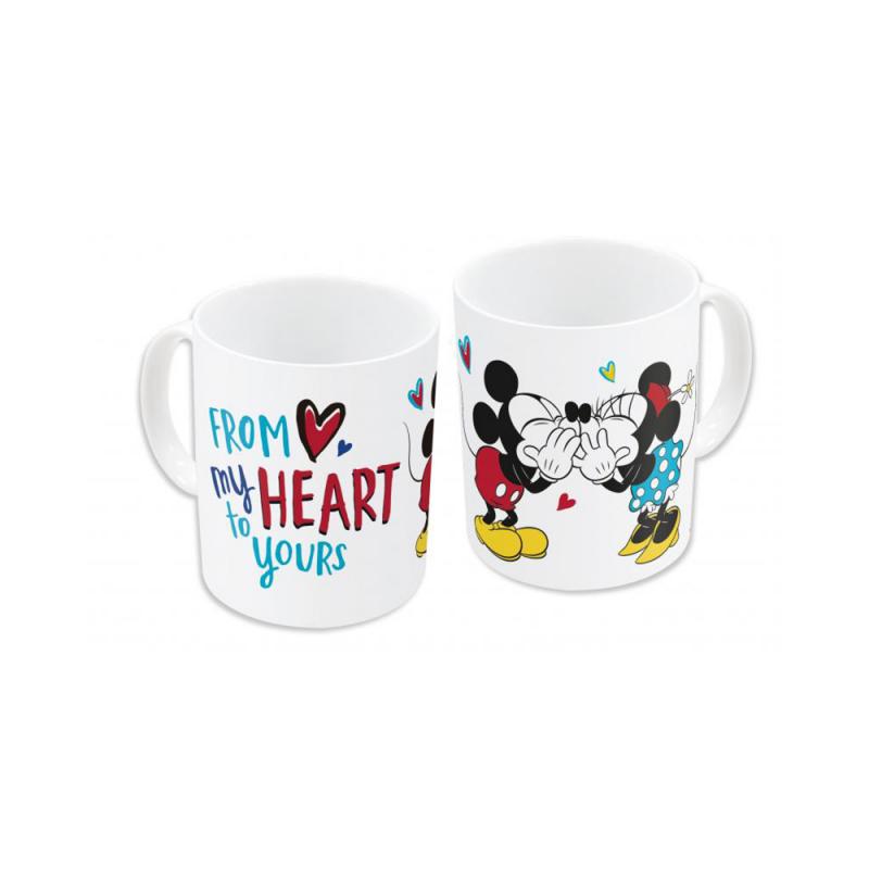 Minnie & Mickey Mouse Love Tasse, 325 ml