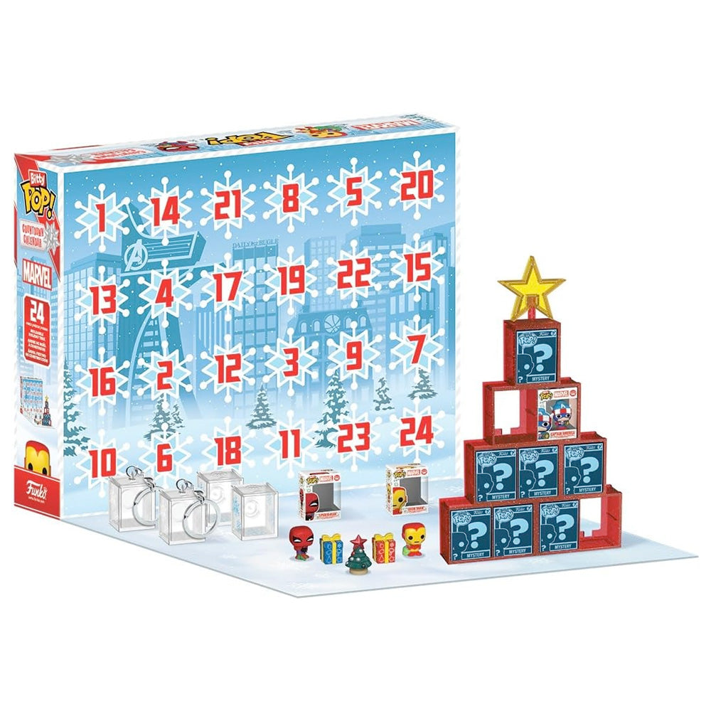 Funko Holidaykalender! Bitty POP Marvel goobee
