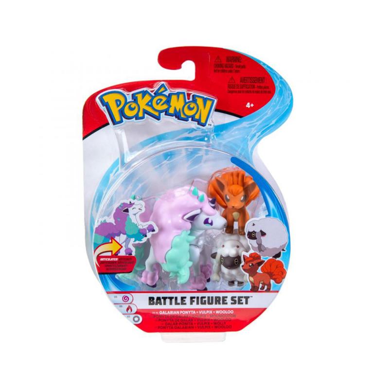 Pokémon Battle Figuren Pokemon Battle FiPack Wave 9 Wolly, Vulpix & Galar Ponita