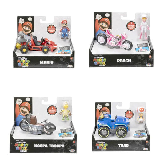 Nintendo Super Mario Movie Kart Sortiert, 6,5 cm goobee