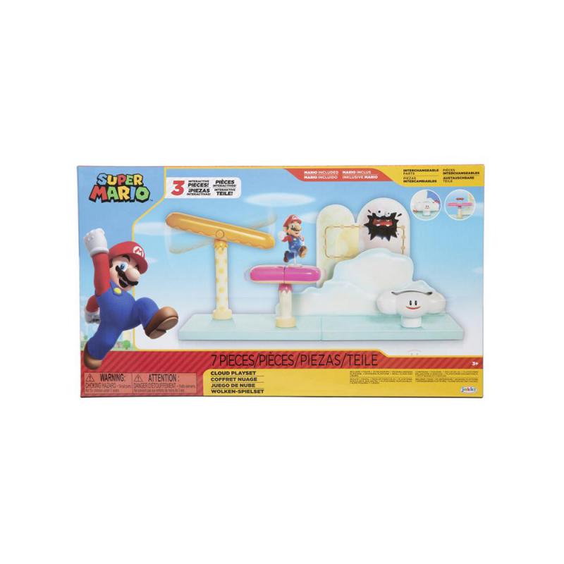 Nintendo Super Mario Cloud World Spielset, 6,5 cm