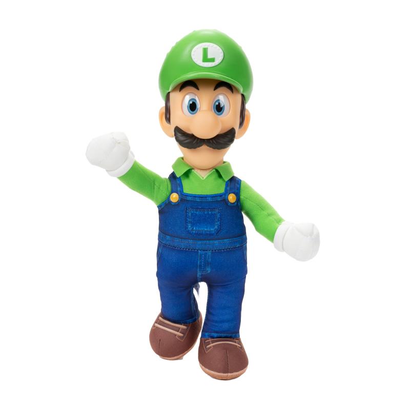 Nintendo Super Mario Movie Roto Plüsch Luigi, 35 cm