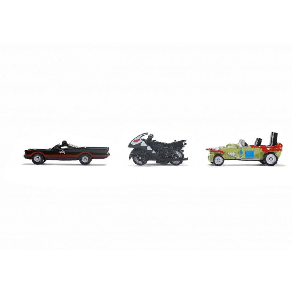 Batman 3er Pack B Nano Cars, 4 cm goobee