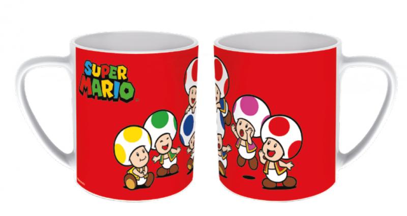 Super Mario Toad Family Tasse, 325 ml