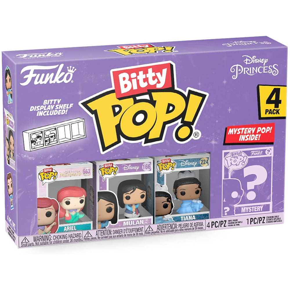 Funko Bitty POP! Disney Princess 4er Pack (3 cm)