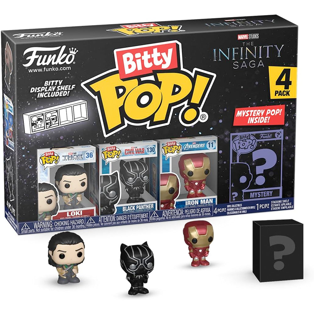 Funko Bitty POP! Marvel 4er Pack (3 cm)
