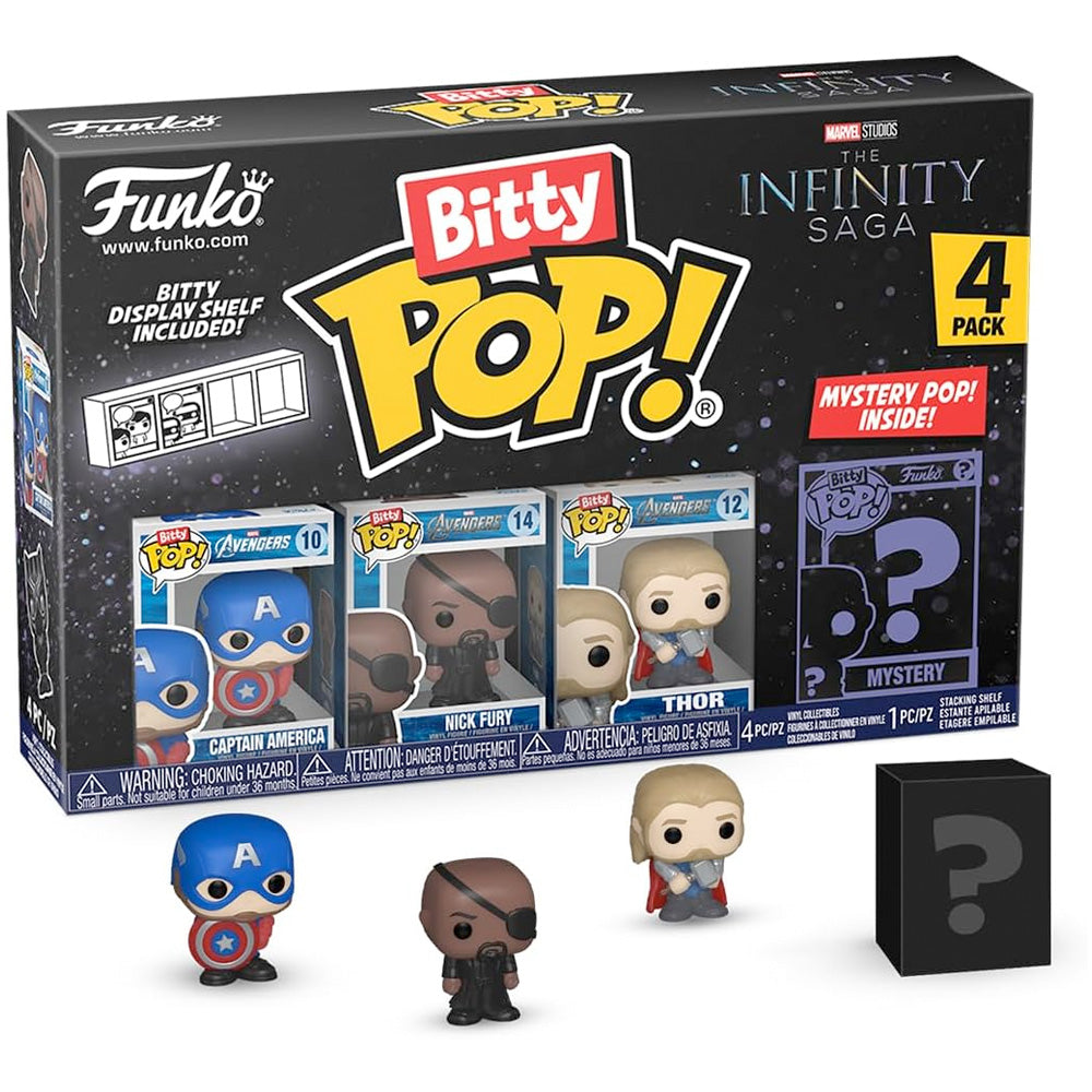 Funko Bitty POP! Marvel 4er Pack (3 cm)