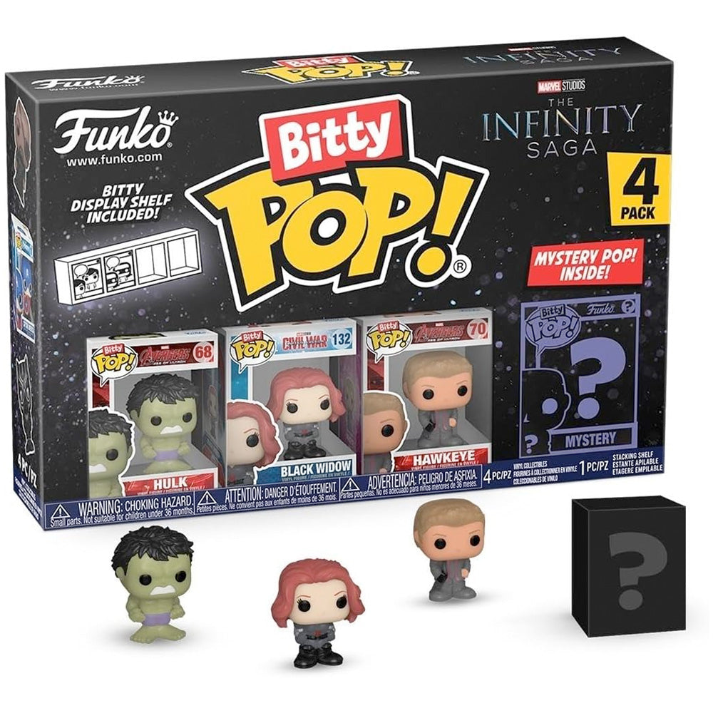 Funko Bitty POP! Marvel 4er Pack, 3 cm goobee
