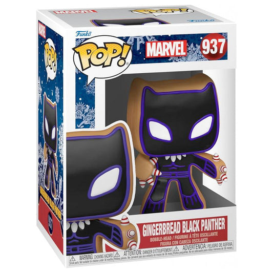 Funko POP! Marvel Holiday S3 Black Panther, 10 cm goobee