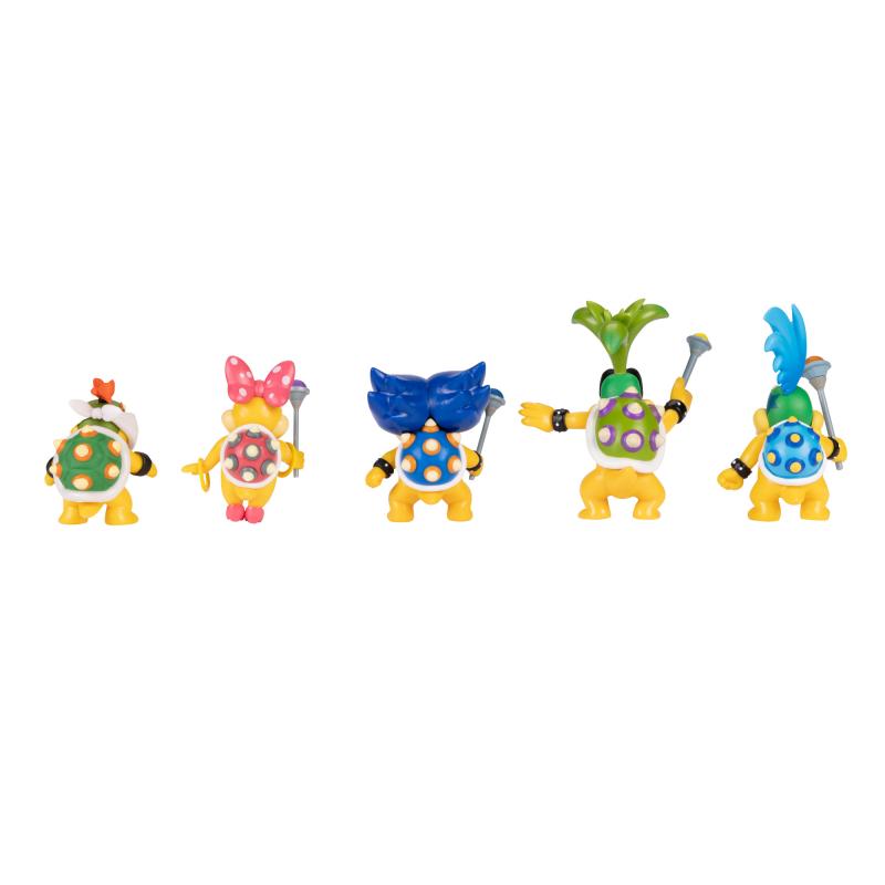 Nintendo Super Mario Figuren 5er Set Koopalinge, 6,5 cm