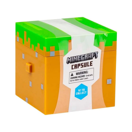 Minecraft Surprise Cube Capsule, Blind Pack, 7 cm Figur + Ei goobee