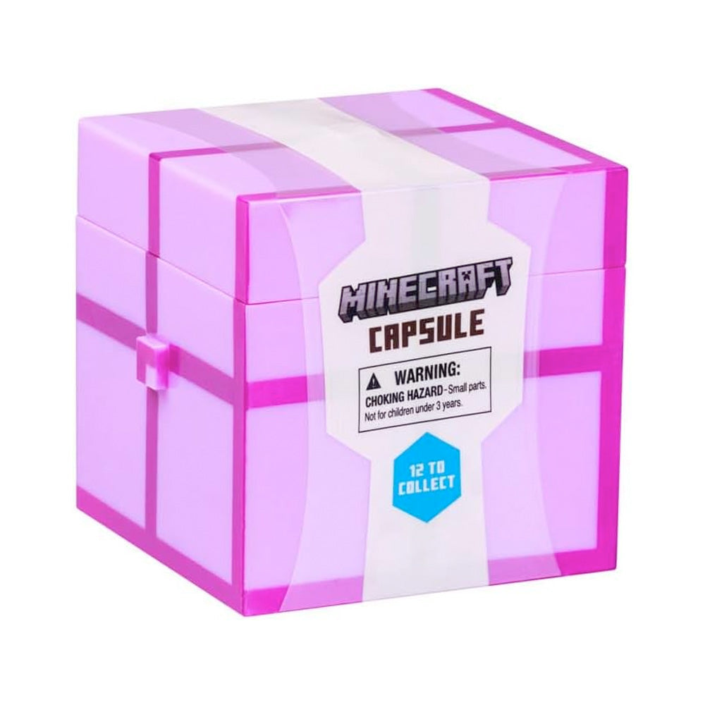 Minecraft Surprise Cube Capsule, Blind Pack, 7 cm Figur + Ei goobee